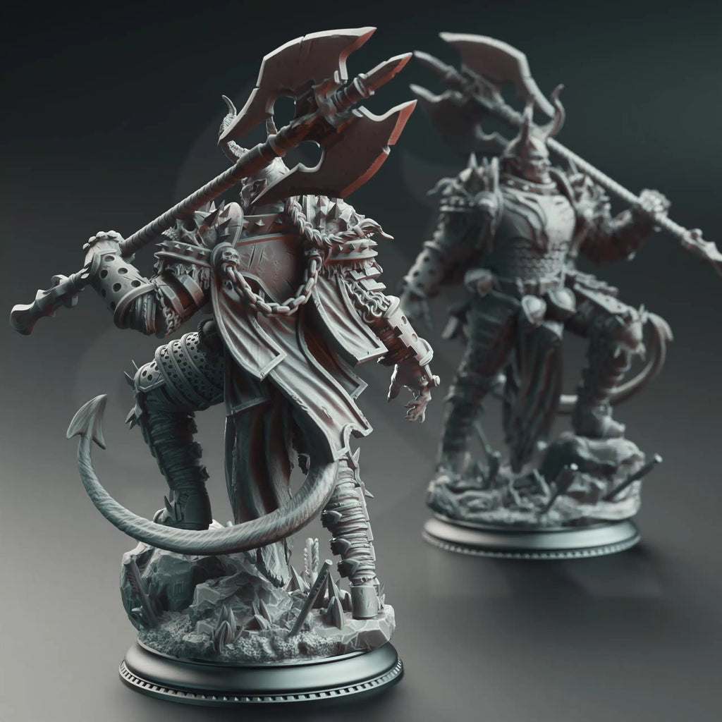 Skorn Skullsplitter – Knight of the Seventh Reverie - Medium Tabletop Miniature By DM Stash