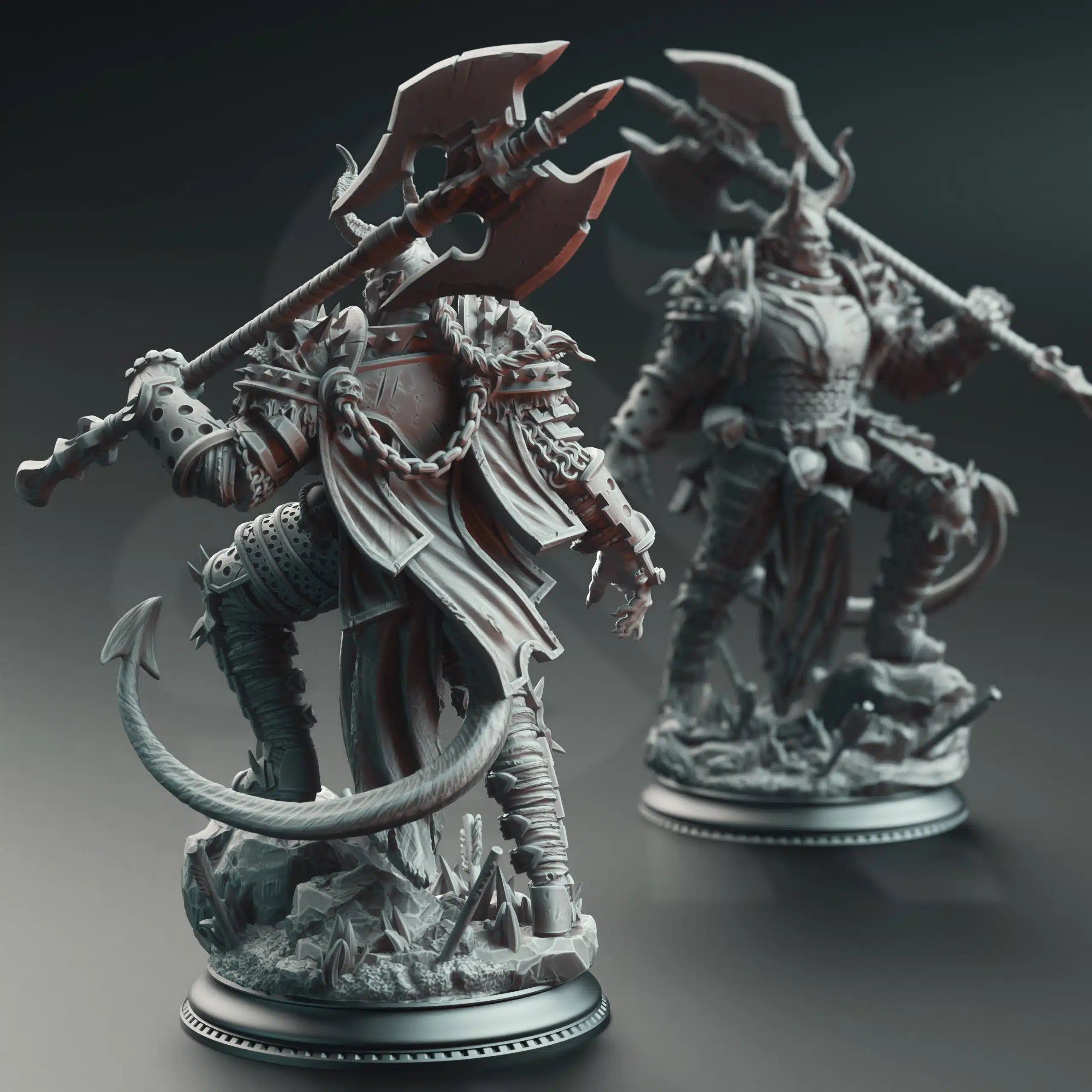 Skorn Skullsplitter – Knight of the Seventh Reverie - Medium Tabletop Miniature By DM Stash