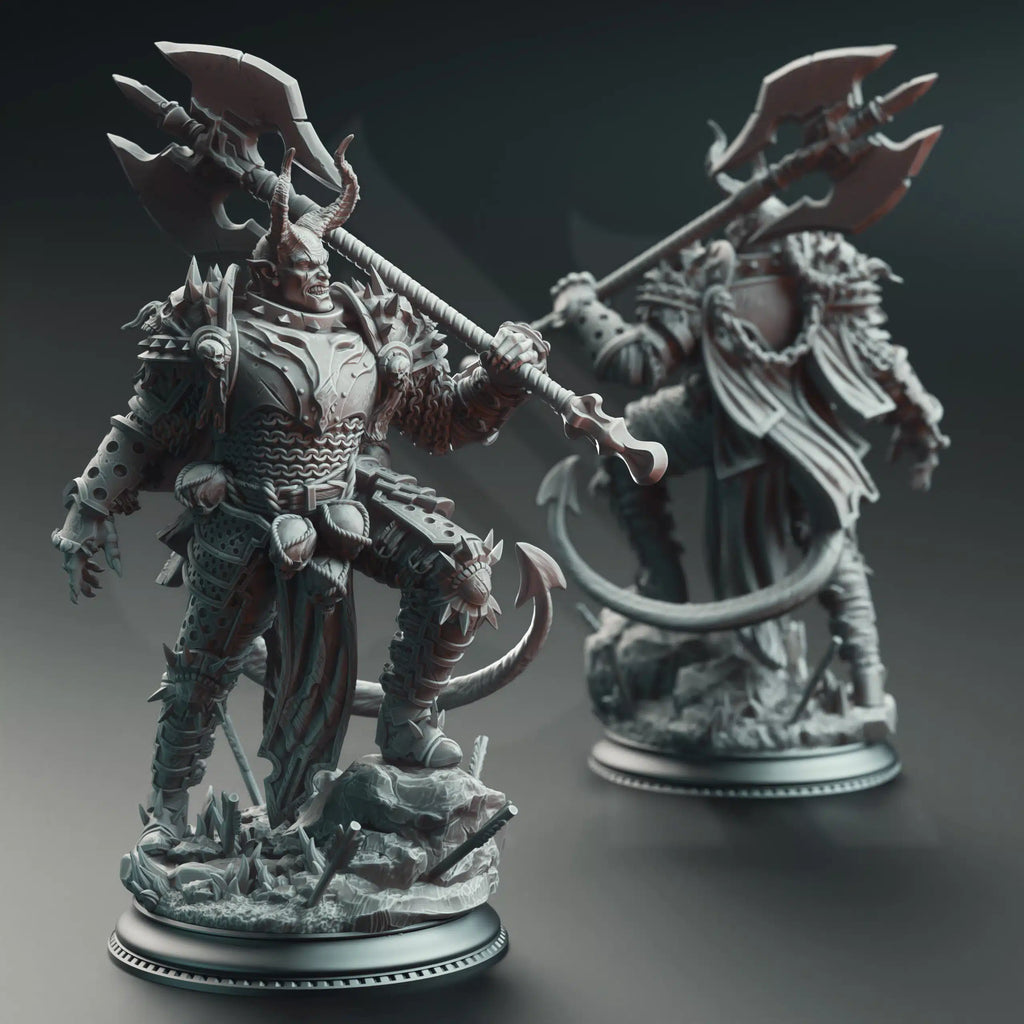 Skorn Skullsplitter – Knight of the Seventh Reverie - Medium Tabletop Miniature By DM Stash