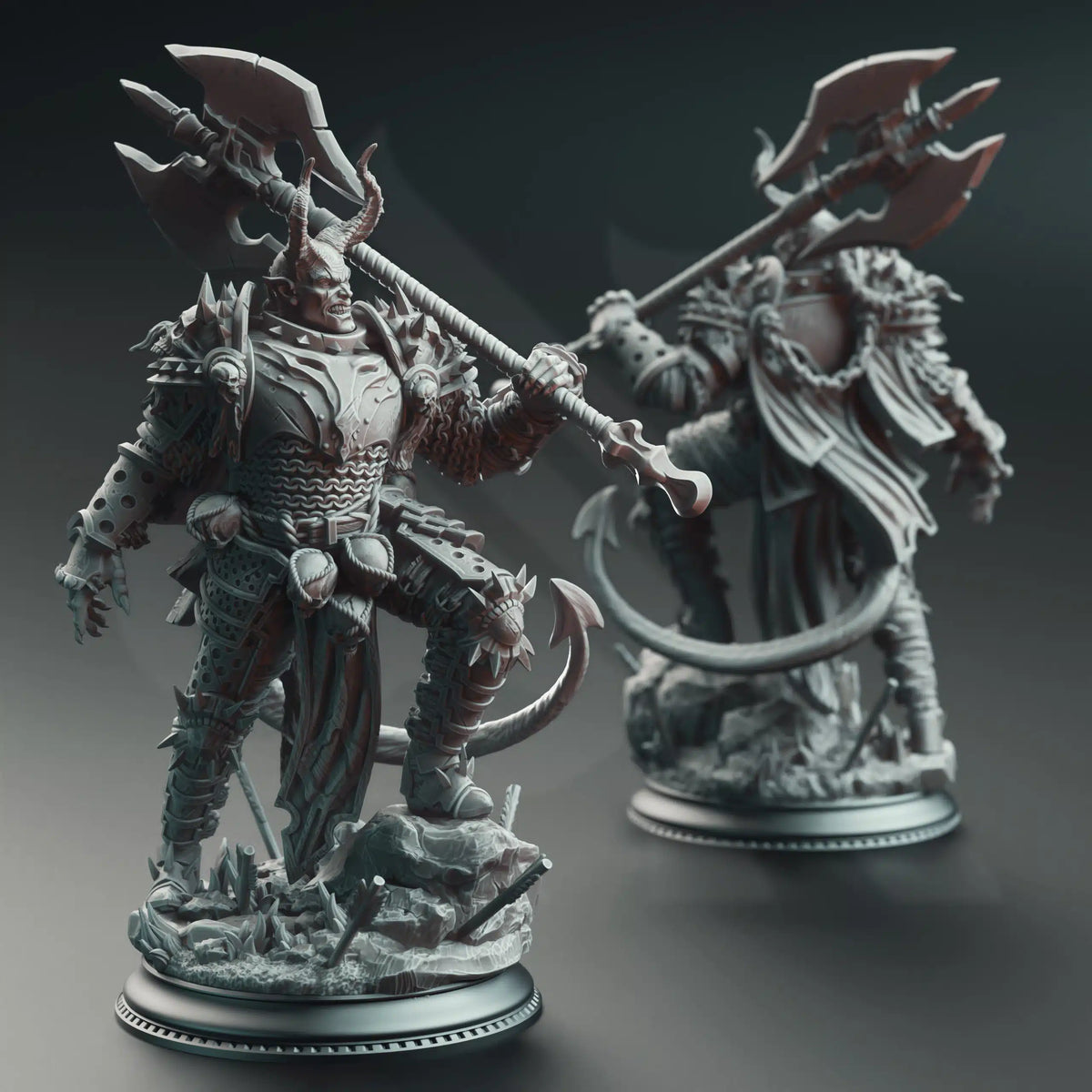 Skorn Skullsplitter – Knight of the Seventh Reverie - Medium Tabletop Miniature By DM Stash