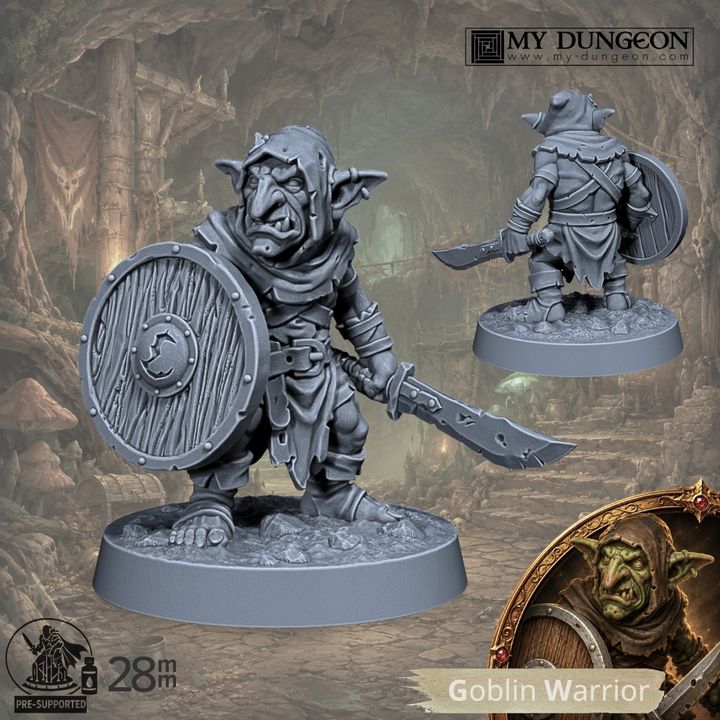 Goblin Warband - My Dungeon - 28mm Scale Miniatures