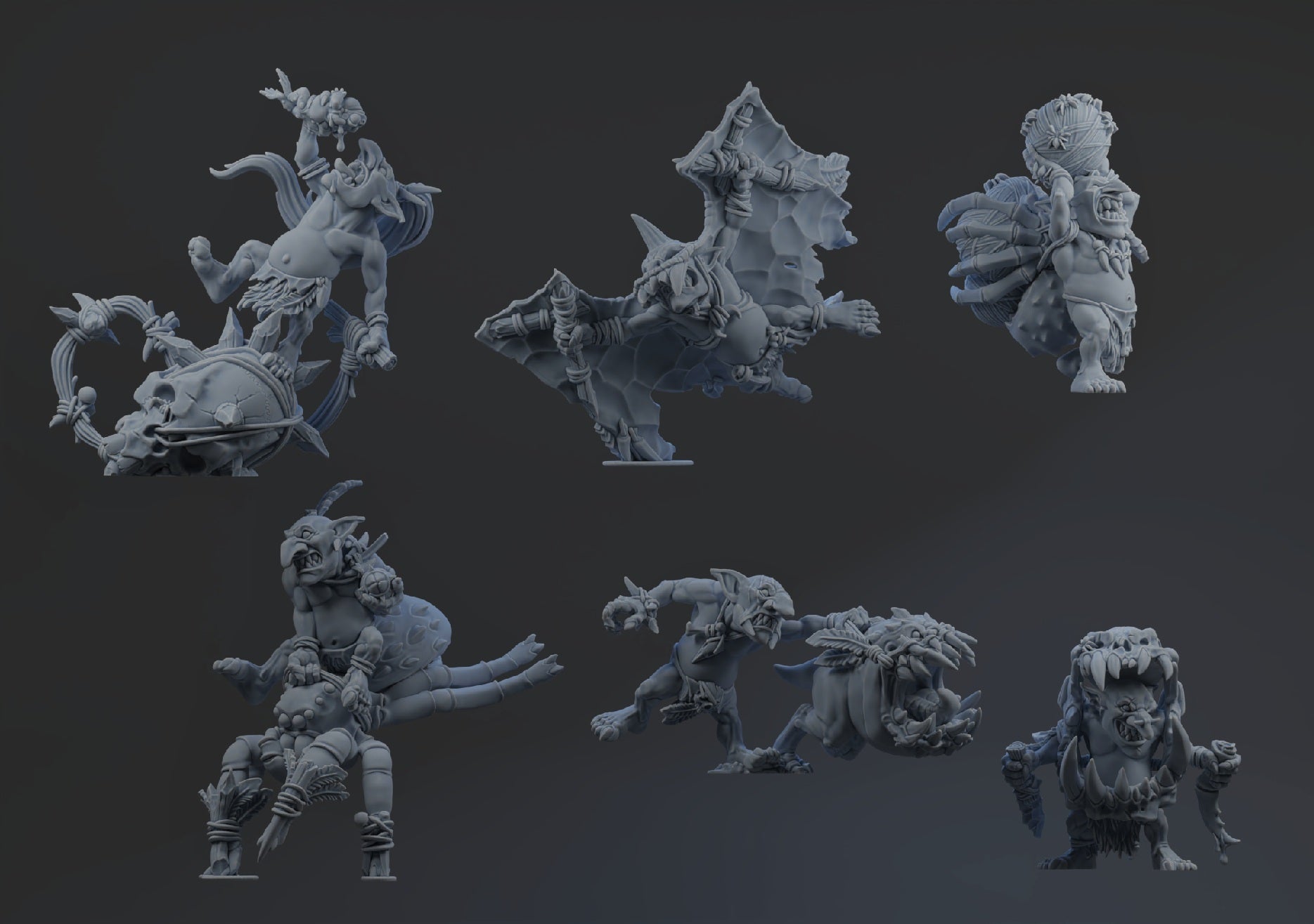 Wild Orc - Brutefun Miniatures - Fantasy Football Team