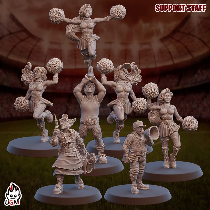 Human Support Staff - Ugni Miniatures