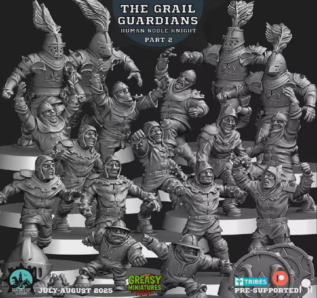 Human Noble Knights - Grail Guardians - By Realm Of Paths - Fantasy Football -