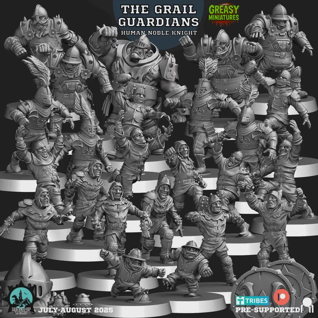 Human Noble Knights - Grail Guardians - By Realm Of Paths - Fantasy Football -