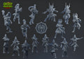 Noble Elf Team - Fantasy Football Miniatures by Brutefun Miniatures