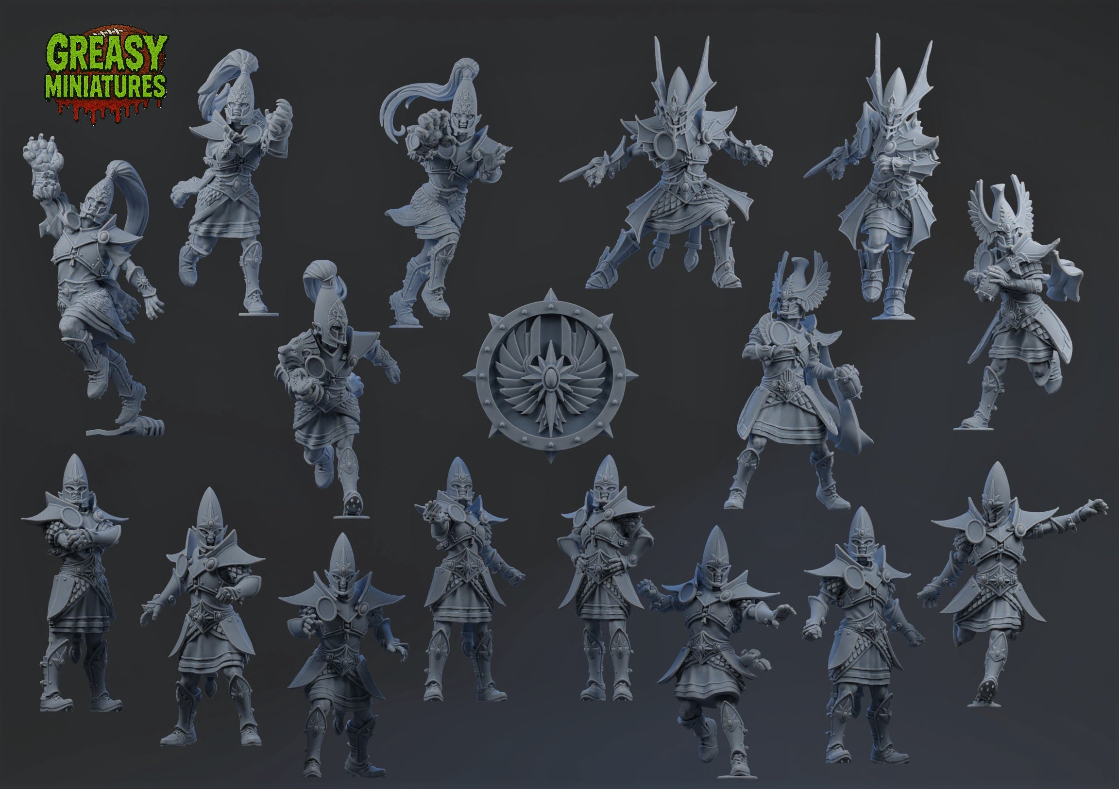 Noble Elf Team - Fantasy Football Miniatures by Brutefun Miniatures