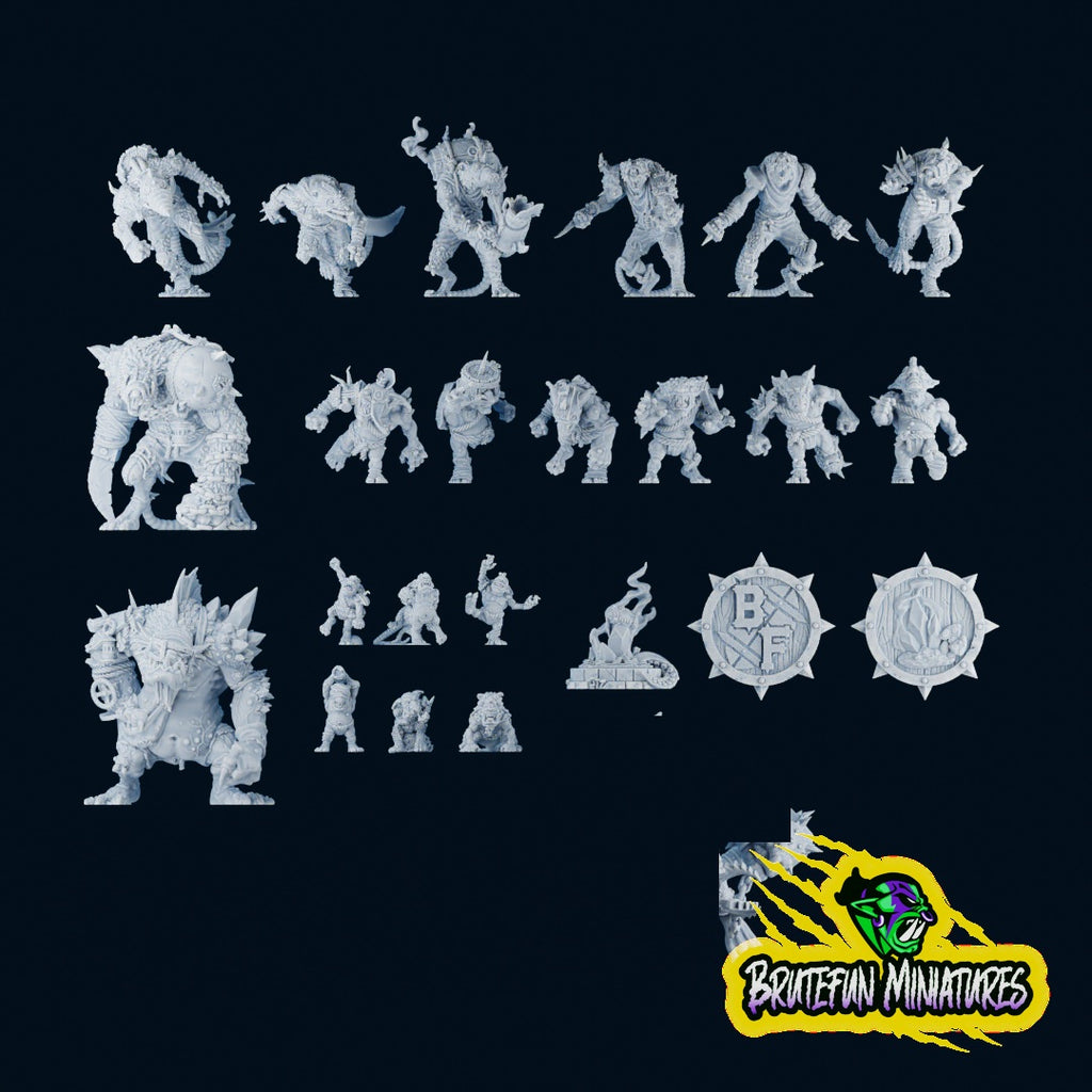 Underworld Goblins - Brutefun Miniatures - Fantasy Football Team - Wargaming