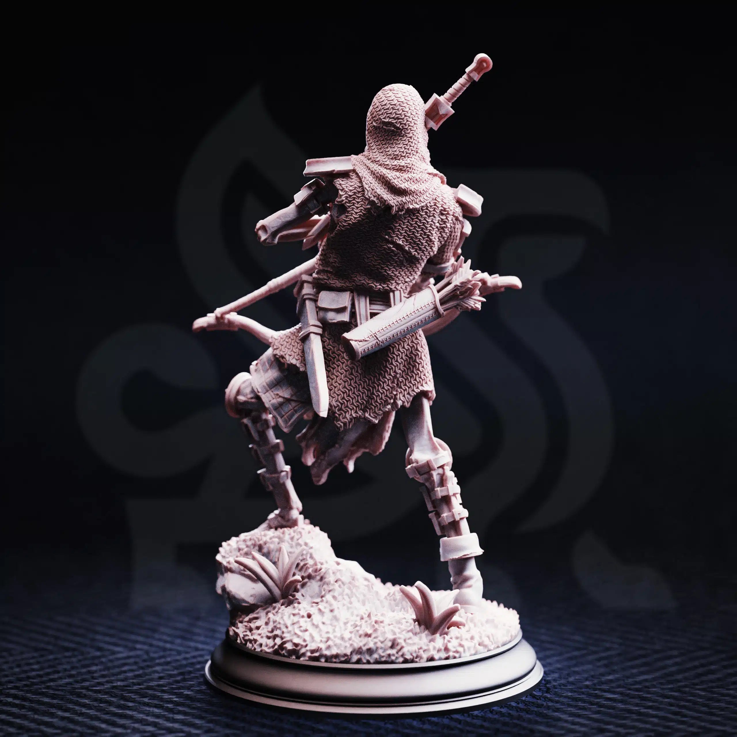 The Fallen & Damned – Lost Crusaders - Three Medium Tabletop Miniature By DM Stash