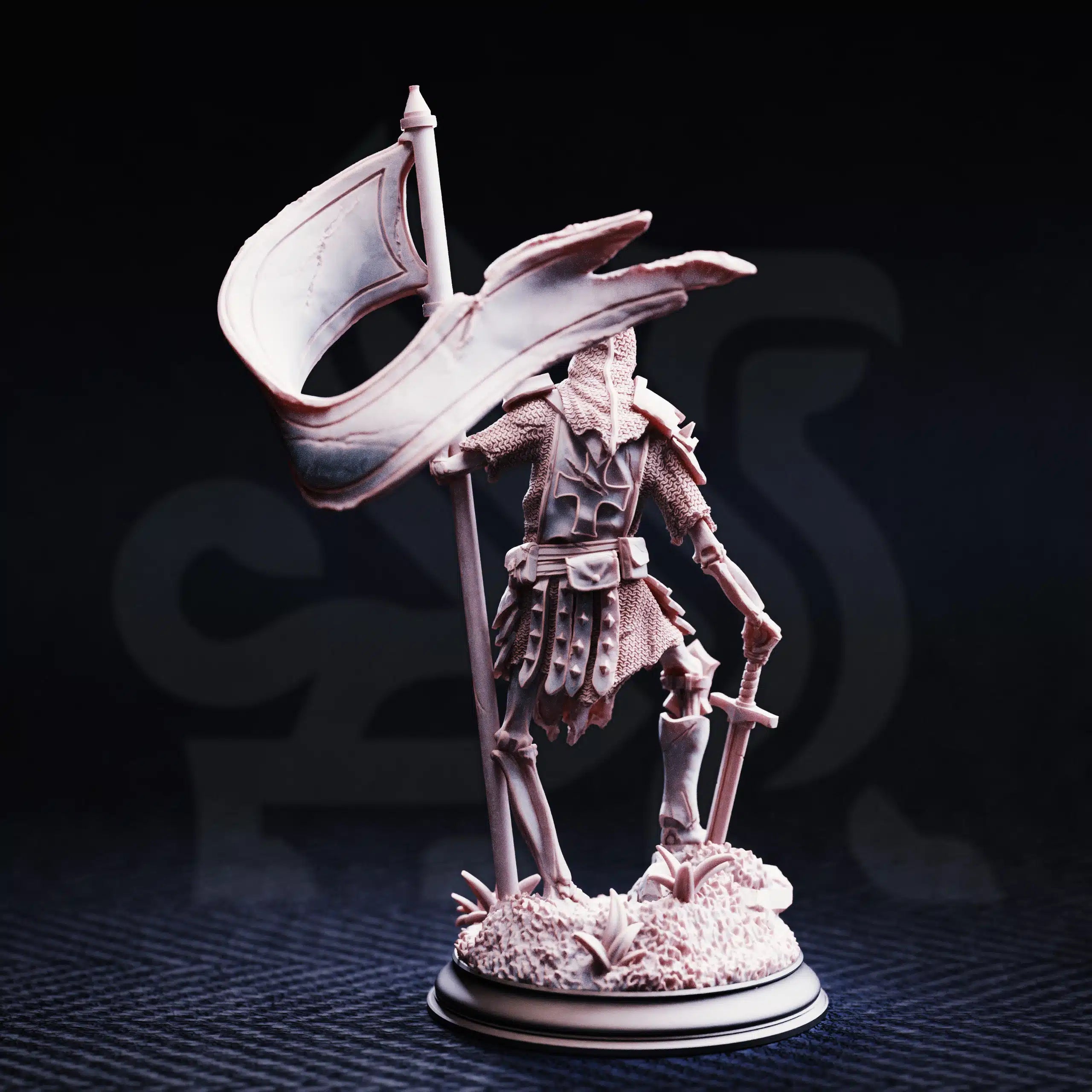 The Fallen & Damned – Lost Crusaders - Three Medium Tabletop Miniature By DM Stash