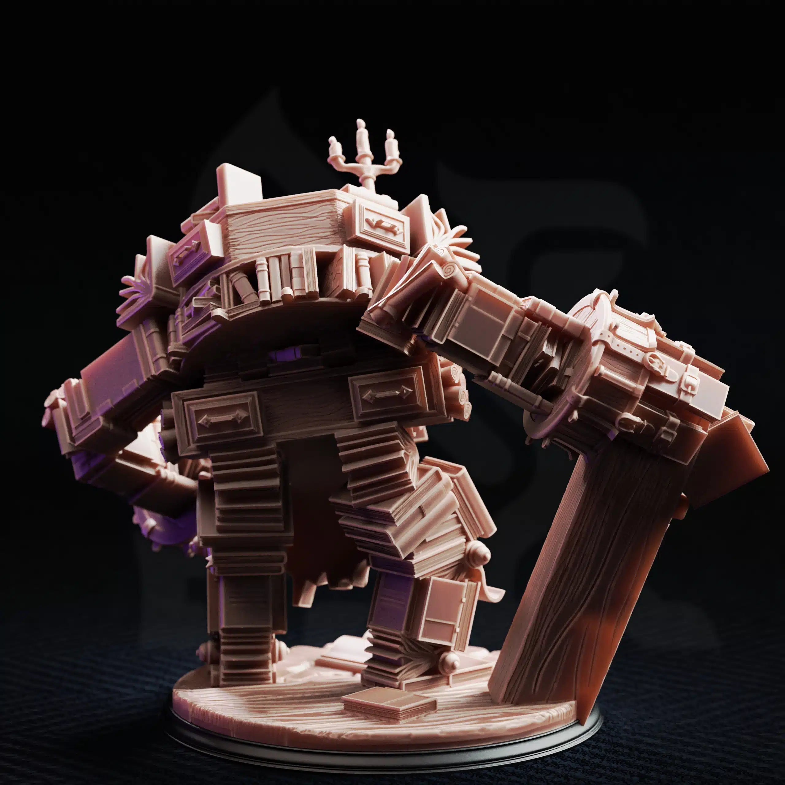The Forbidden Section – Library Golem - Large Tabletop Miniature By DM Stash