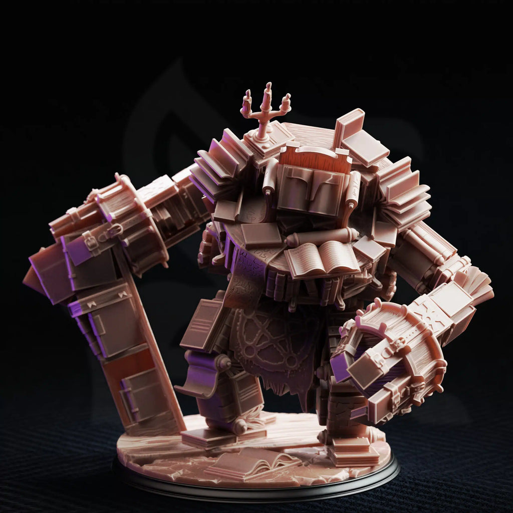 The Forbidden Section – Library Golem - Large Tabletop Miniature By DM Stash