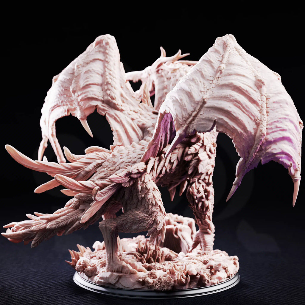 The Jabberwock – Monster of the Tulgey Wood - Huge Tabletop Miniature By DM Stash