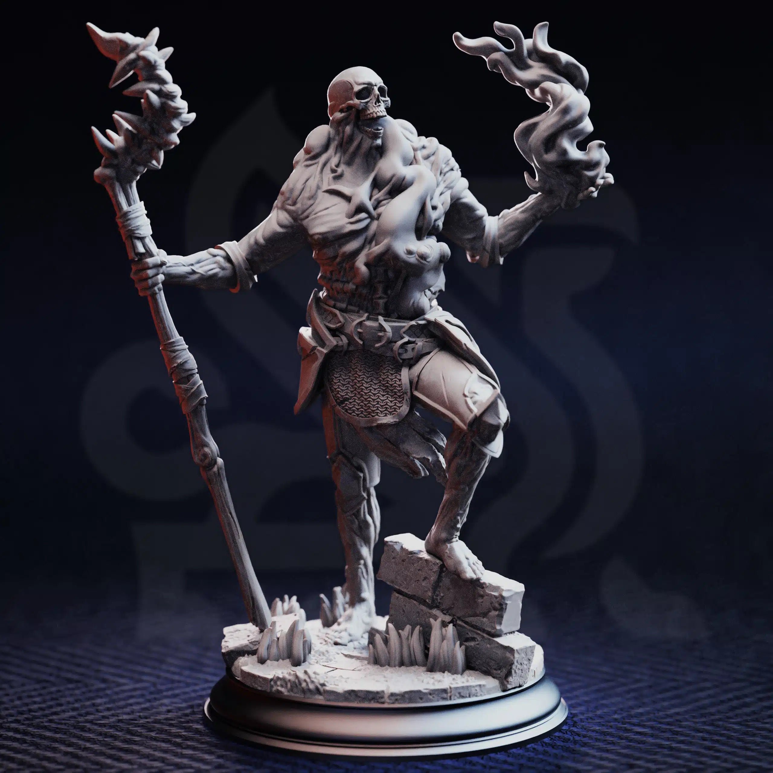 The Plagueborne – Plague Carriers - Three Medium Tabletop Miniatures By DM Stash