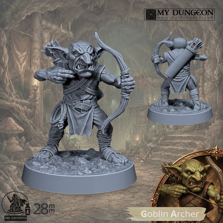 Goblin Warband - My Dungeon - 28mm Scale Miniatures