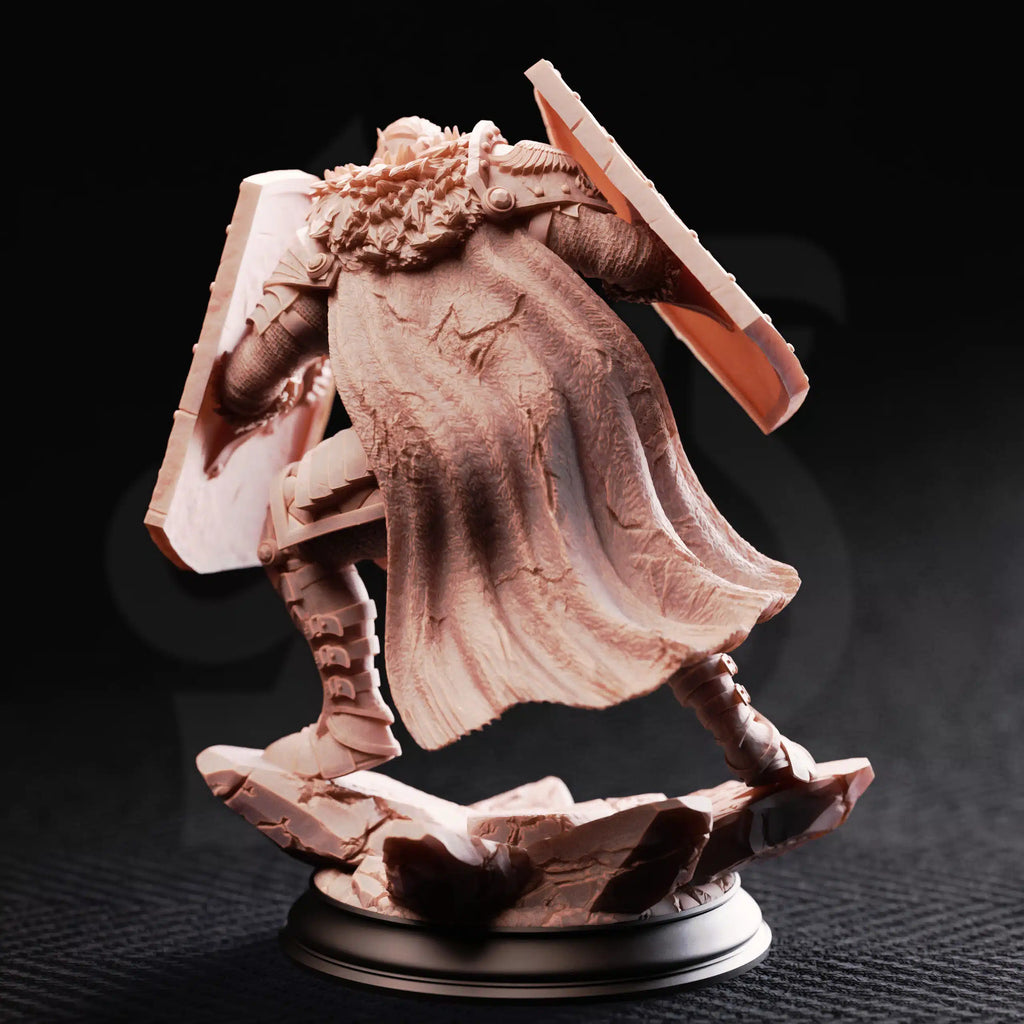 Trenon the Remade – Golden Griffin Vanguard - Medium Tabletop Miniature by DM Stash