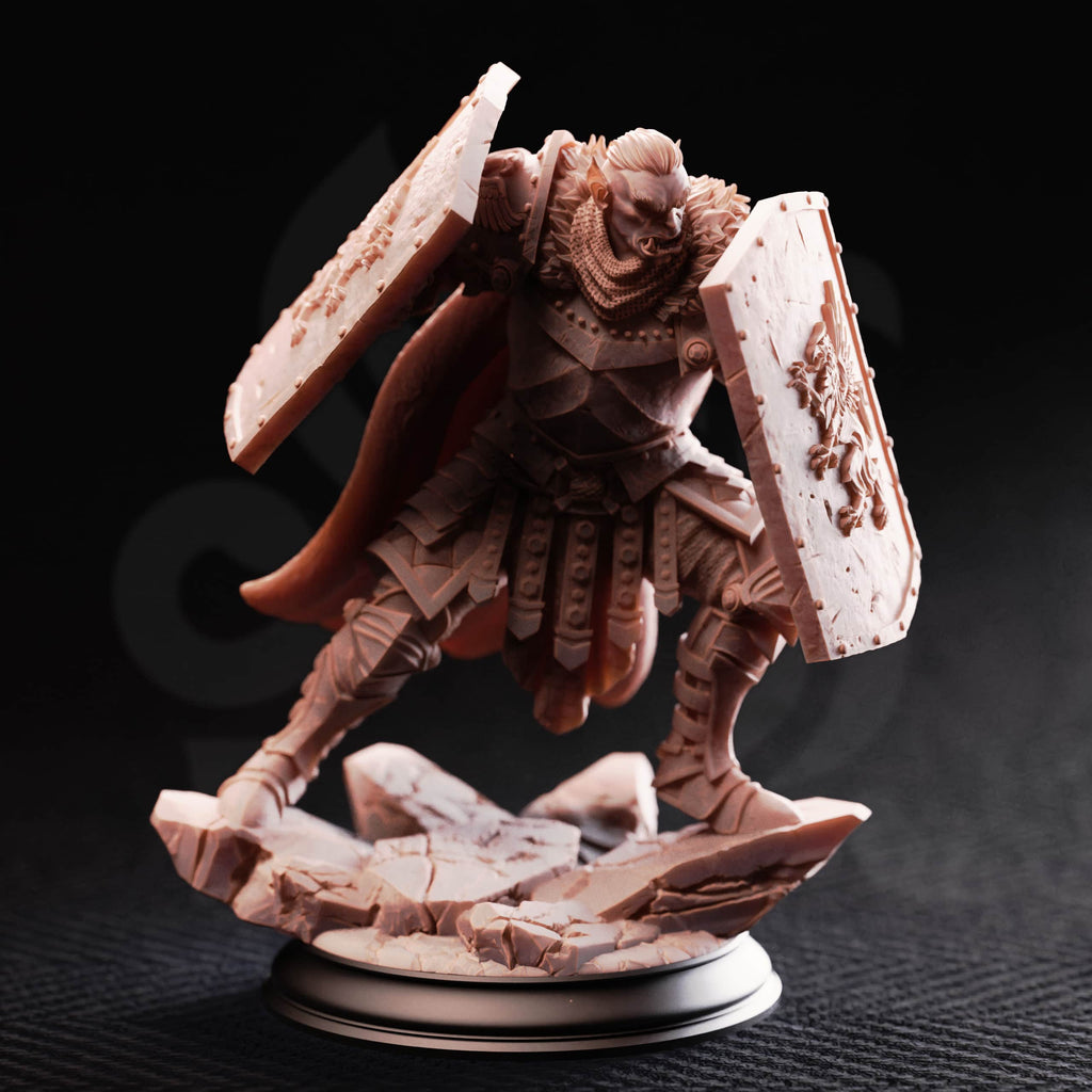 Trenon the Remade – Golden Griffin Vanguard - Medium Tabletop Miniature by DM Stash