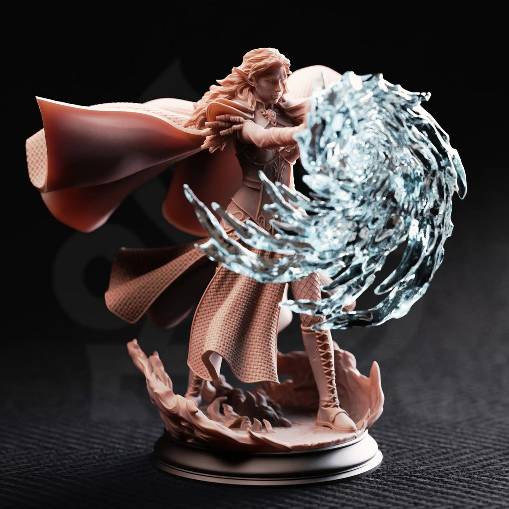 Tyria Ravensong – Unbridled Sorceress - Medium Tabletop Miniature By DM Stash