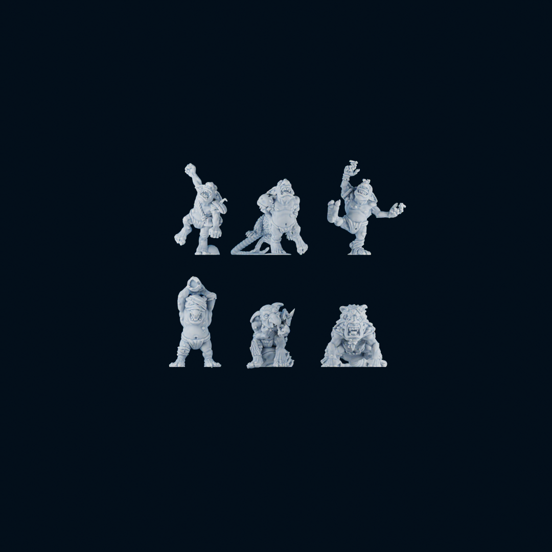 Underworld Goblins - Brutefun Miniatures - Fantasy Football Team - Wargaming