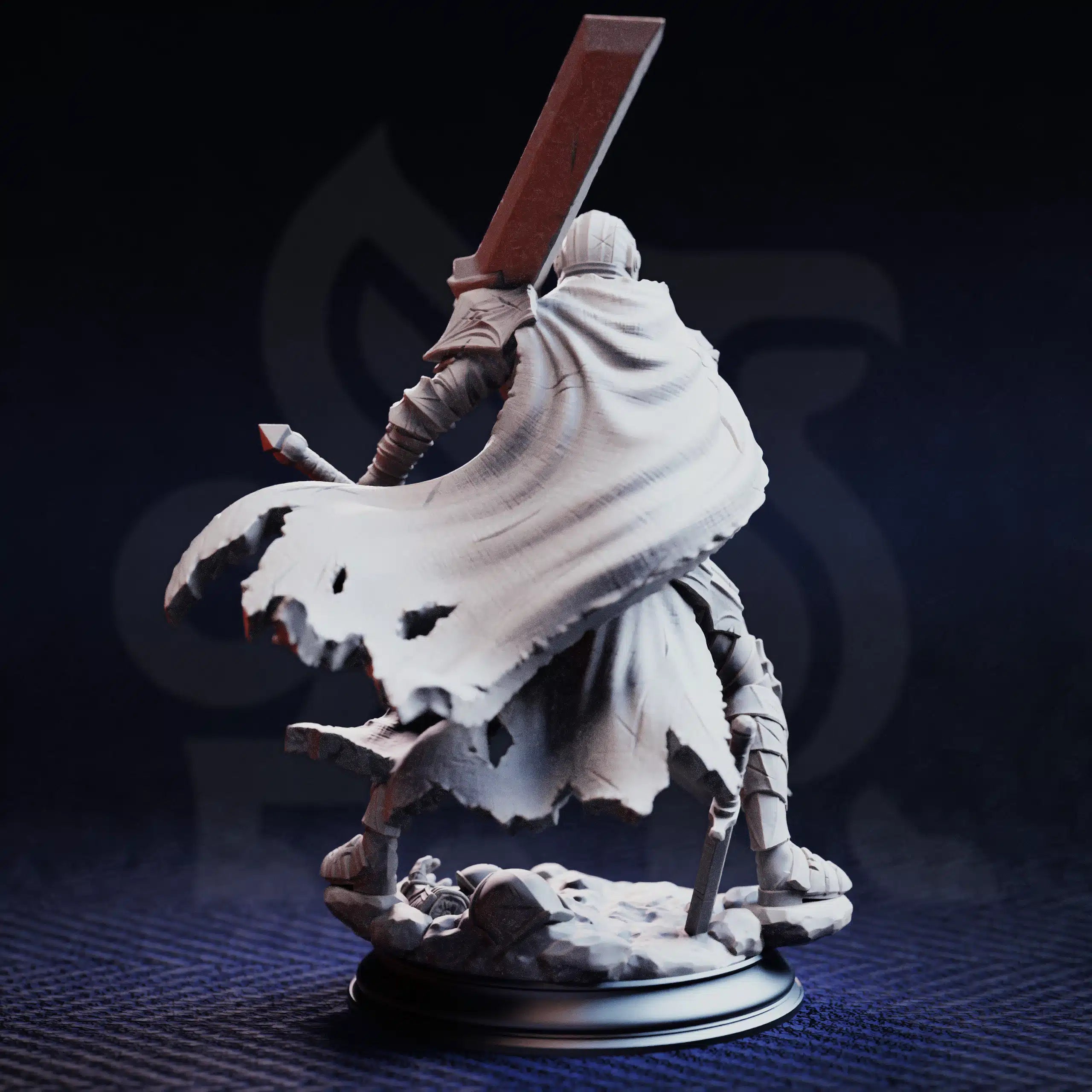 Valoris the Unscathed – Immortal Warrior - Medium Tabletop Miniature By DM Stash