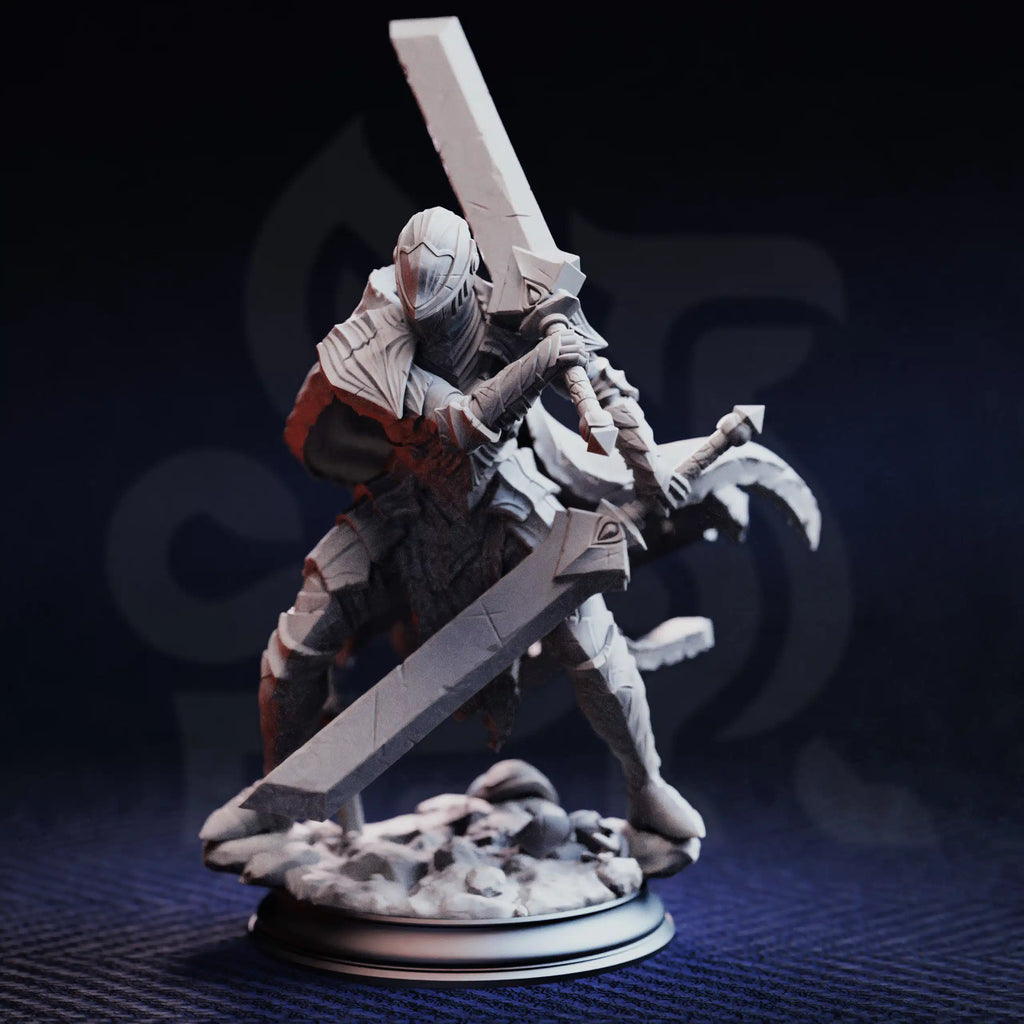 Valoris the Unscathed – Immortal Warrior - Medium Tabletop Miniature By DM Stash