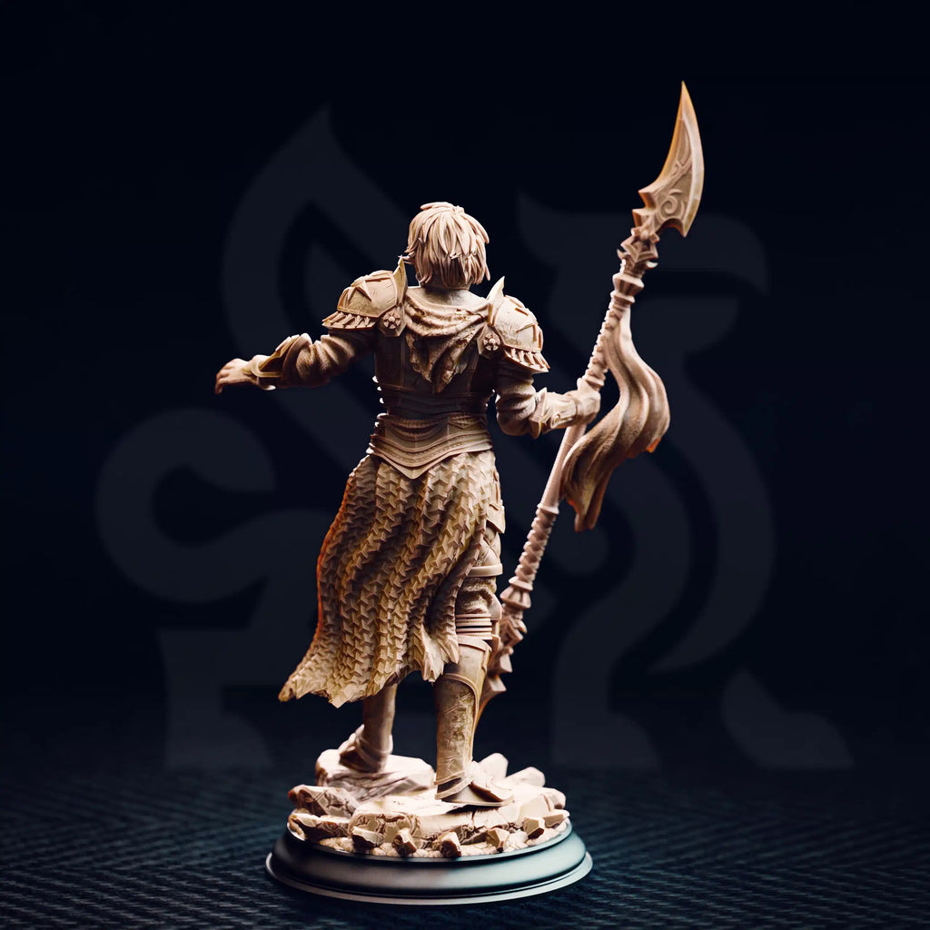 Vendimar Thyran – Dark Sun Paladin - Medium Tabletop Miniature By DM Stash