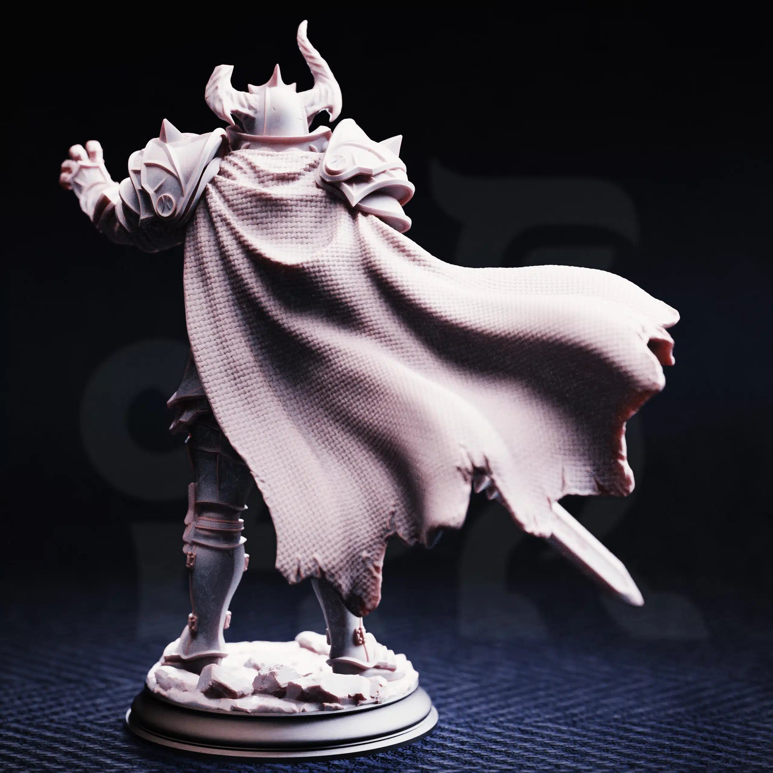 Vilnais the Ashen – Forsaken Paladin - Medium Tabletop Miniature By DM Stash