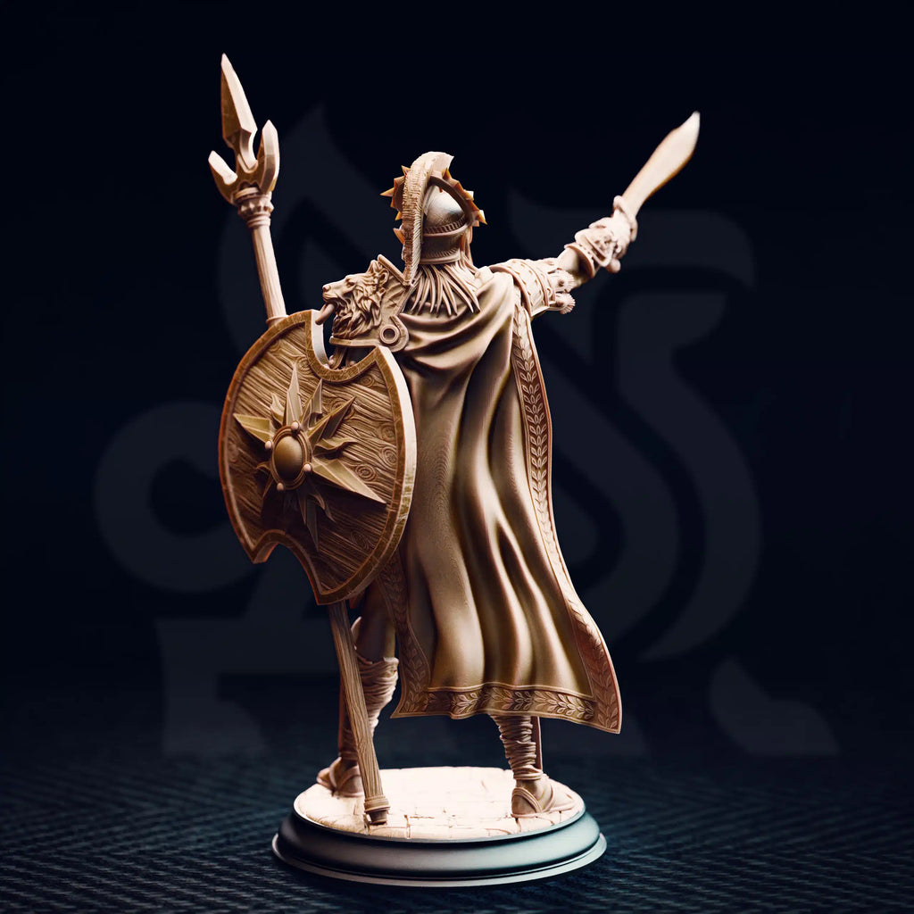 Vilryn Kaedrys – Sun Elf Gladiator - Medium Tabletop Miniature By DM Stash