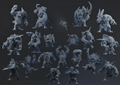 Wild Orc - Brutefun Miniatures - Fantasy Football Team
