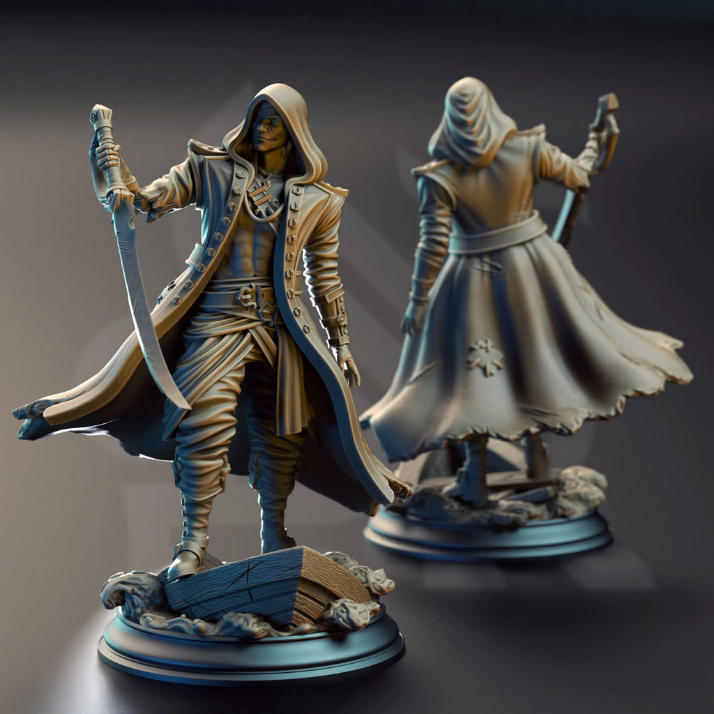 William Jones – Revenant of the Damned Galleon - Medium Tabletop Miniature By DM Stash