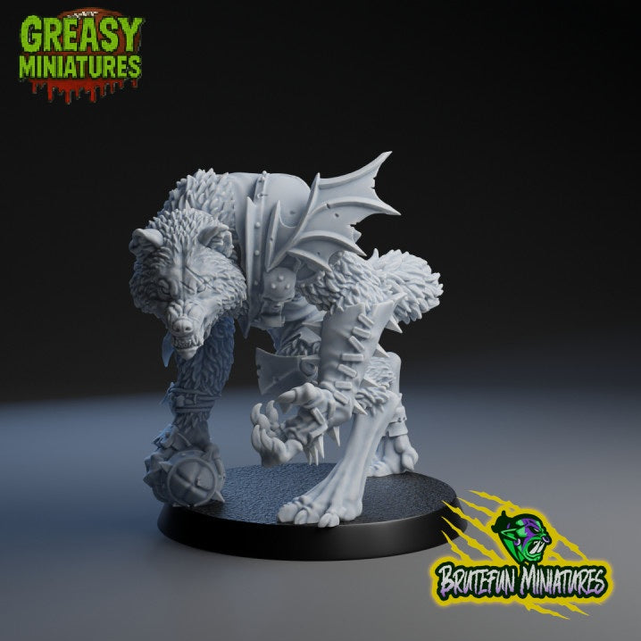 Fantasy Football Werewolf Famous Player - BruteFun Miniatures