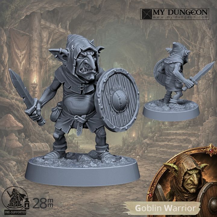Goblin Warband - My Dungeon - 28mm Scale Miniatures