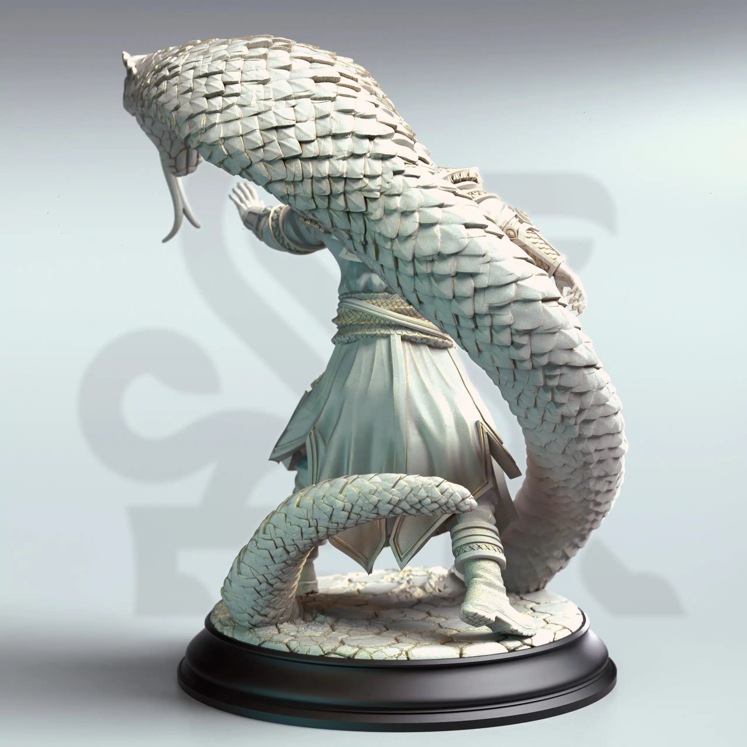 Yin Zhu – The Snake Charmer - Medium Tabletop Miniature By DM Stash