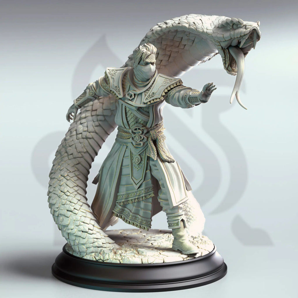 Yin Zhu – The Snake Charmer - Medium Tabletop Miniature By DM Stash