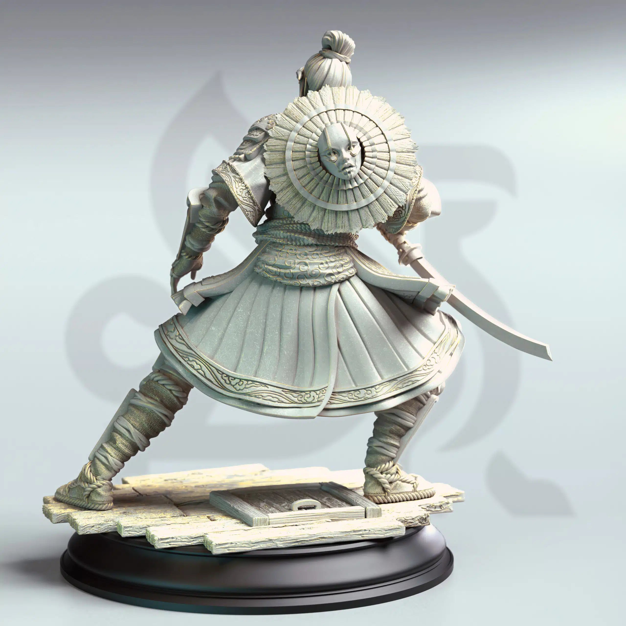 Yushin – Serpentfolk Vyanari Assassin - Medium Tabletop Miniature By DM Stash