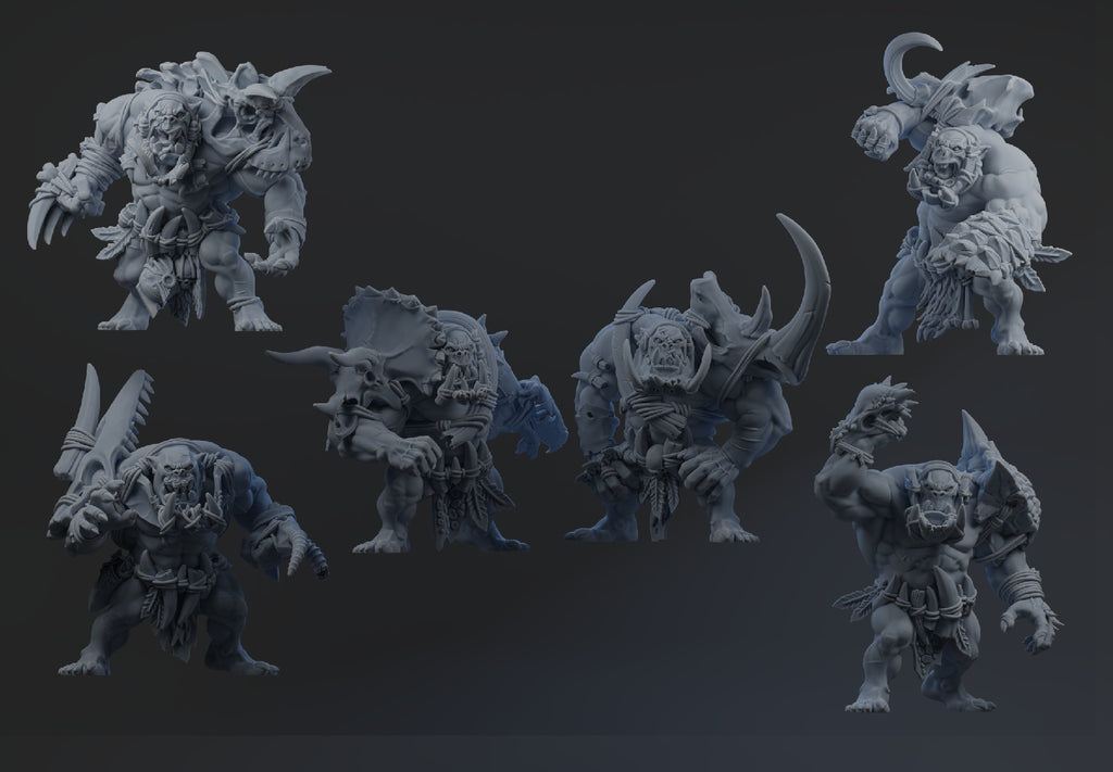 Wild Orc - Brutefun Miniatures - Fantasy Football Team