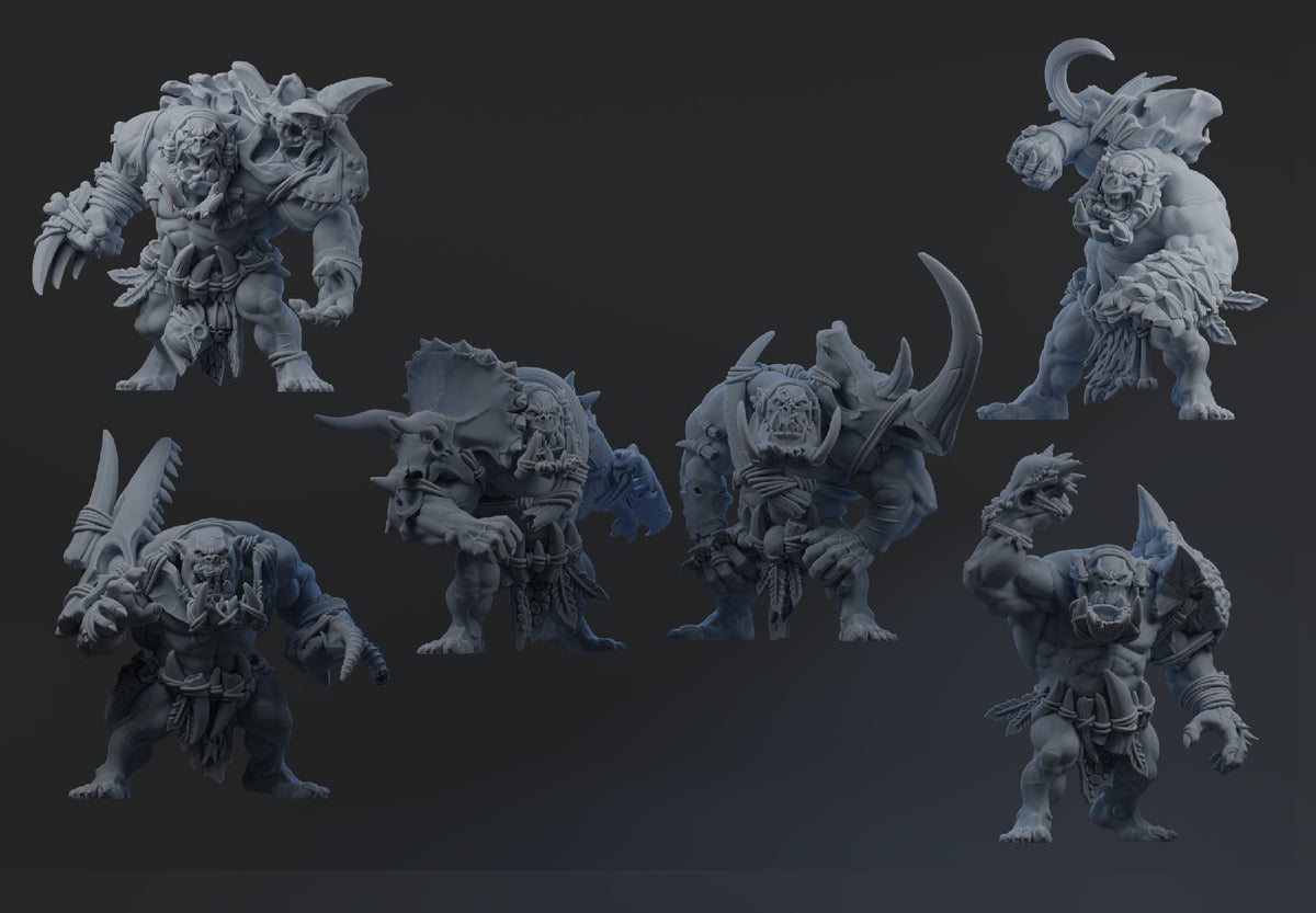 Wild Orc - Brutefun Miniatures - Fantasy Football Team