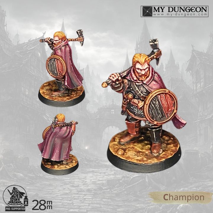 Champion – Warhammer & Shield - My Dungeon