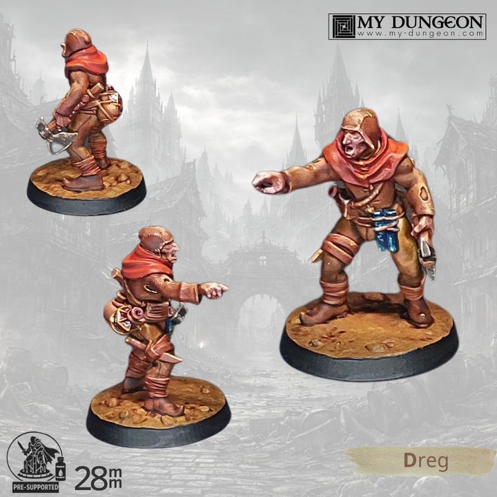 Dreg – Knife and Pointing Hand