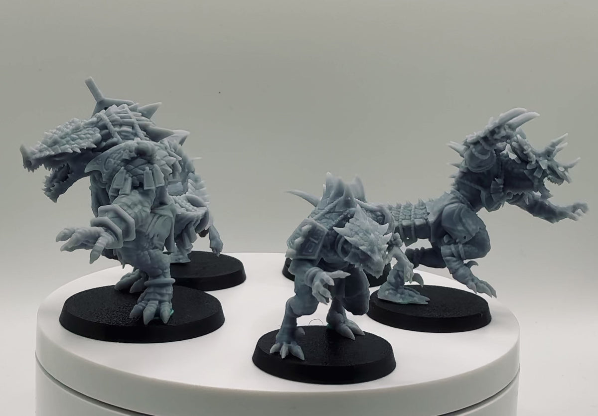 Lizard Team - Brutefun Miniatures - Fantasy Football Team