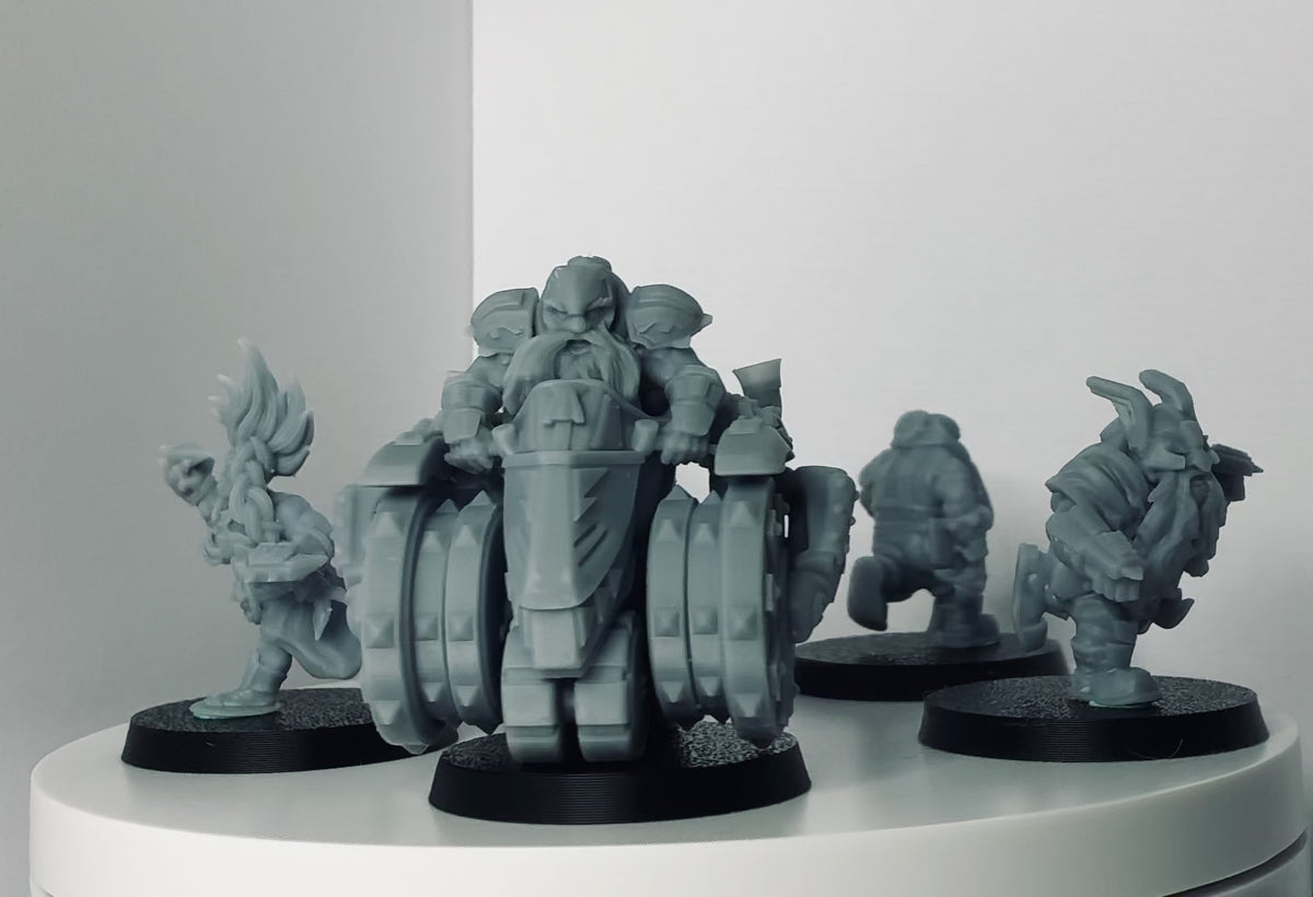 Dwarf Ironbolts Tabletop Wargaming Team - Realm of Paths - + Support Staff