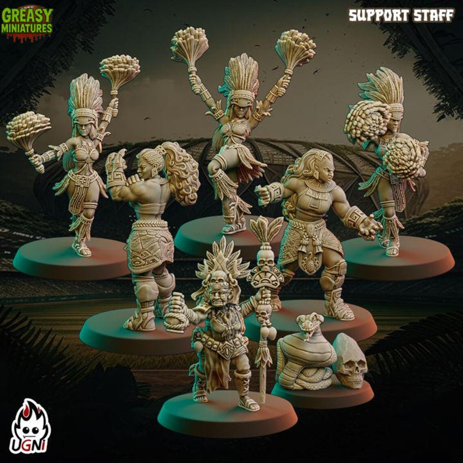 Huntresses Aztec - Amazon - Tabletop Wargaming Team - Ugni Miniatures - Resin Miniature