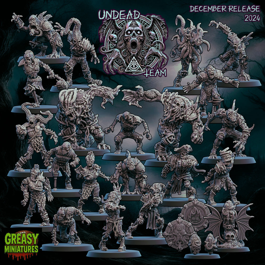 Lovecraftian - Horror Undead - Fantasy Football Team - Ugni Miniatures