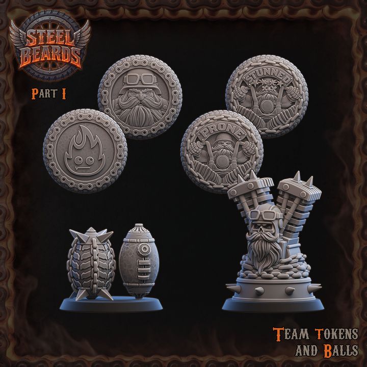 PART 1 - Steel Beards - Dwarven Team - By Ugni Miniatures